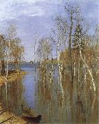 Spring,Flood Water Isaac Levitan